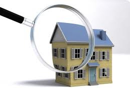 view of house through magnifying glass